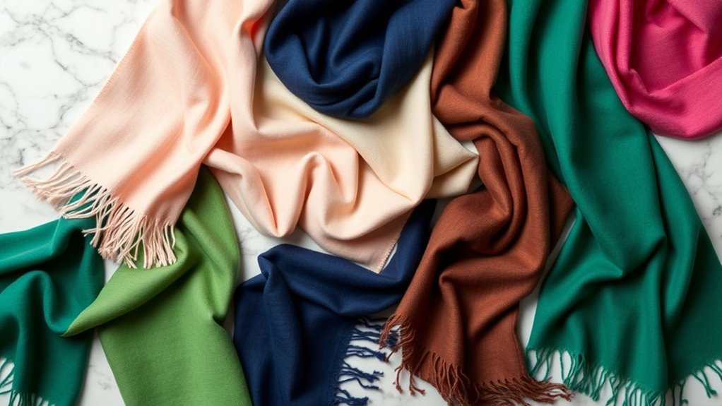 luxury cashmere scarf collections