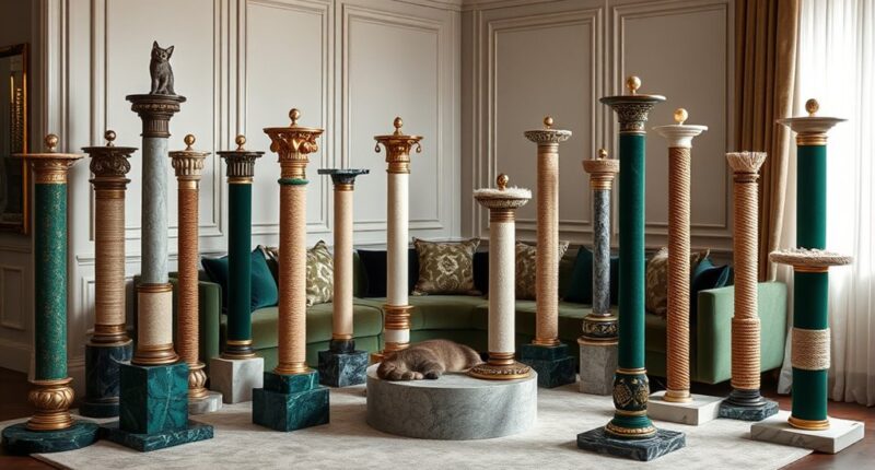 luxury cat scratching posts