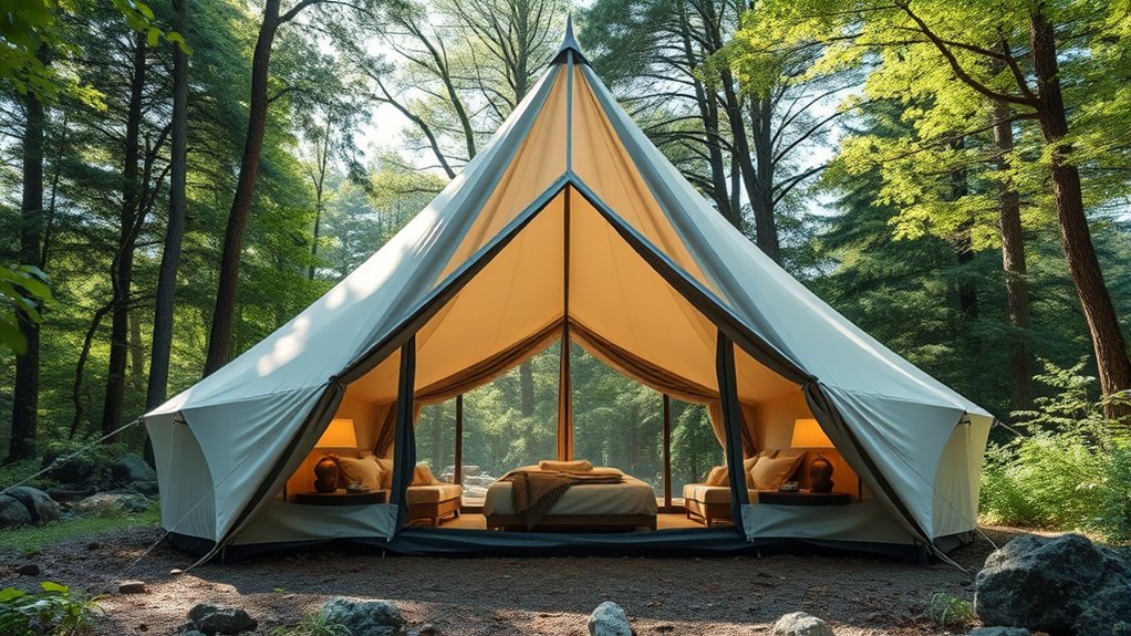 luxury durable camping tents