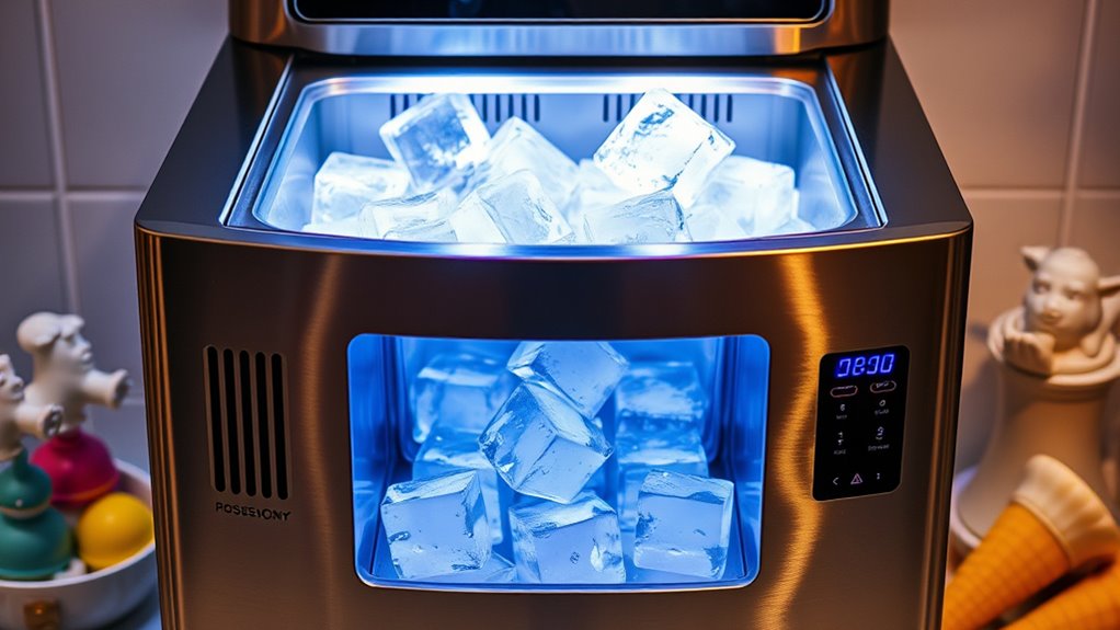 luxury ice machine features