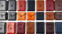 luxury leather passport sets