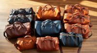 luxury leather travel bags