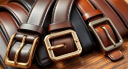 luxury men s leather belt options