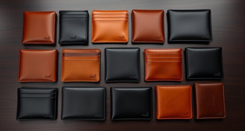 luxury men s leather wallets