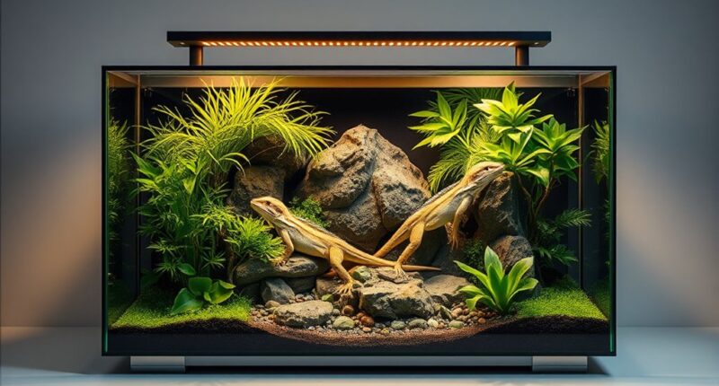 luxury reptile terrarium designs