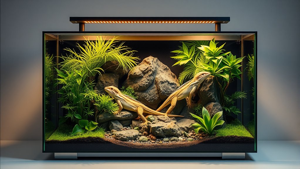 luxury reptile terrarium designs