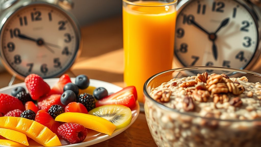 meal timing influences appetite