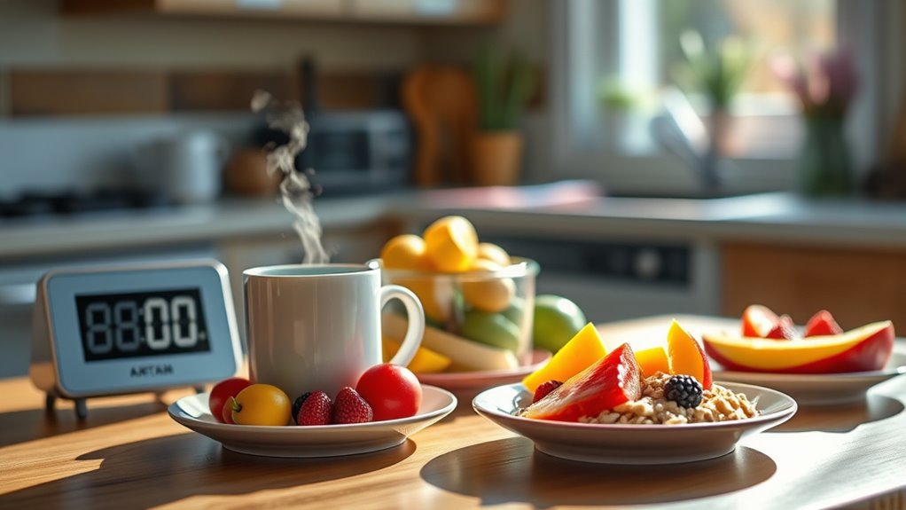 meal timing influences hunger