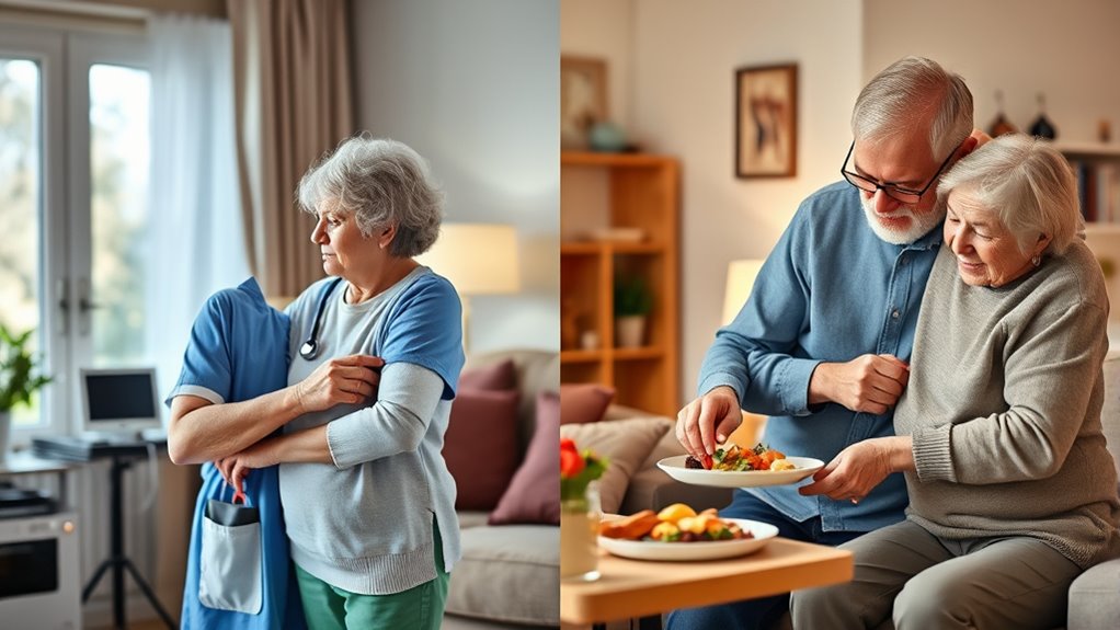 medical support versus assistance