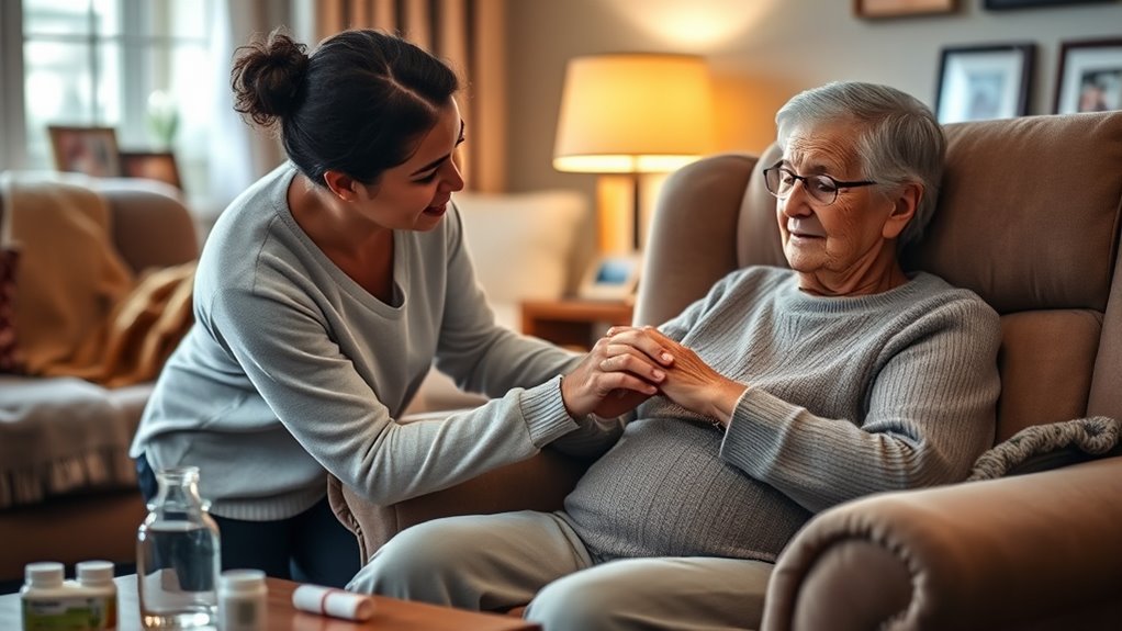 medication management and emotional support