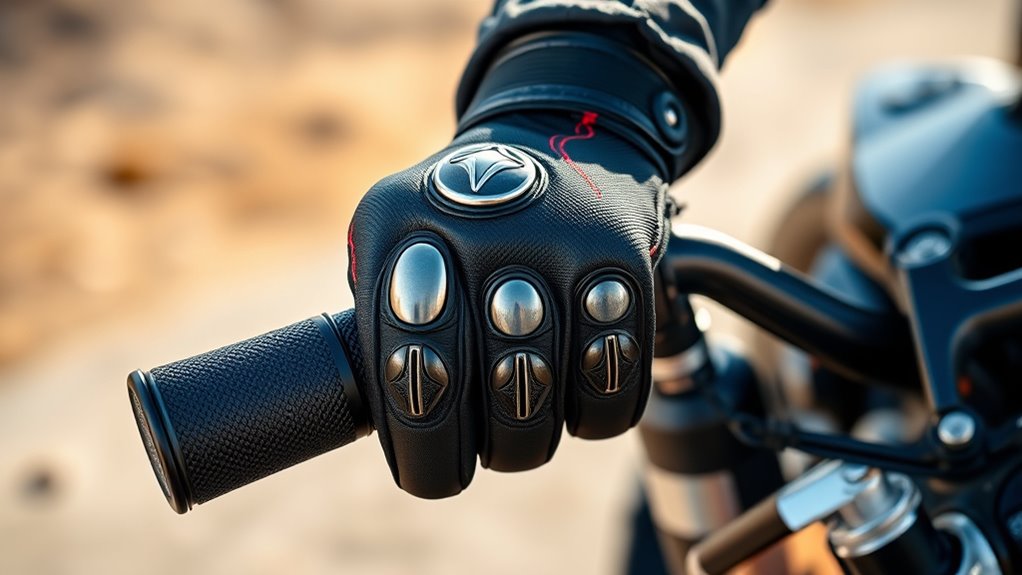 motorcycle glove safety factors
