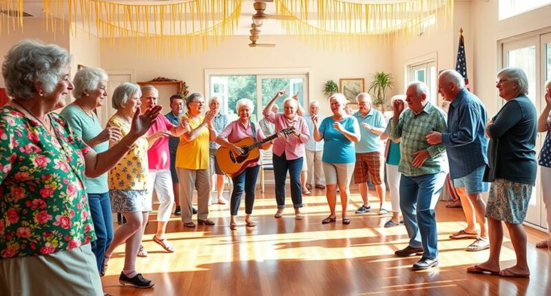 music and dance motivate seniors