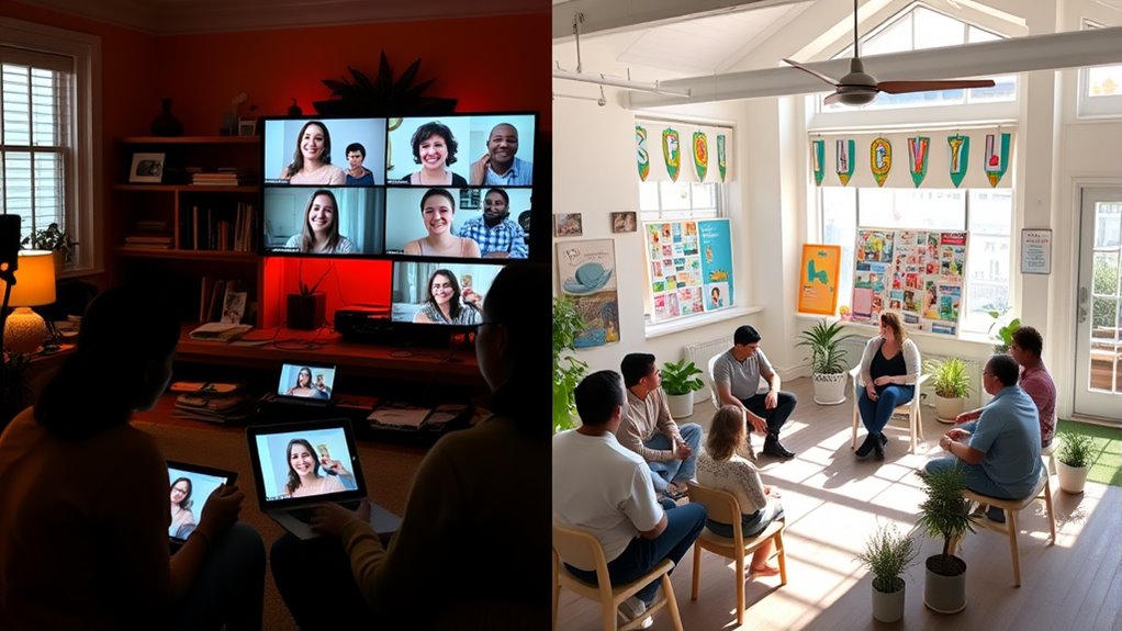 online and local support options