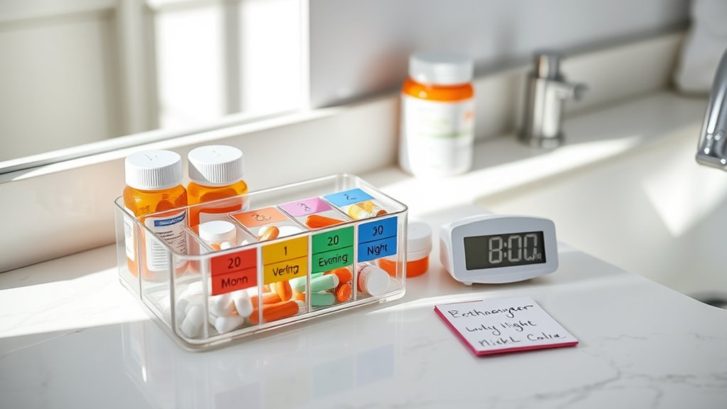 organized medication management routines