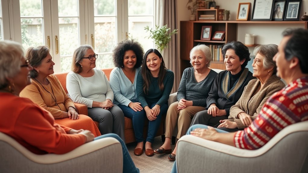 peer support eases caregiver stress