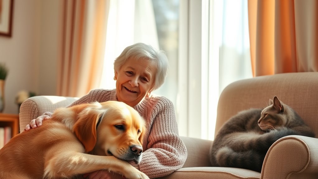 pets promote emotional and physical well being