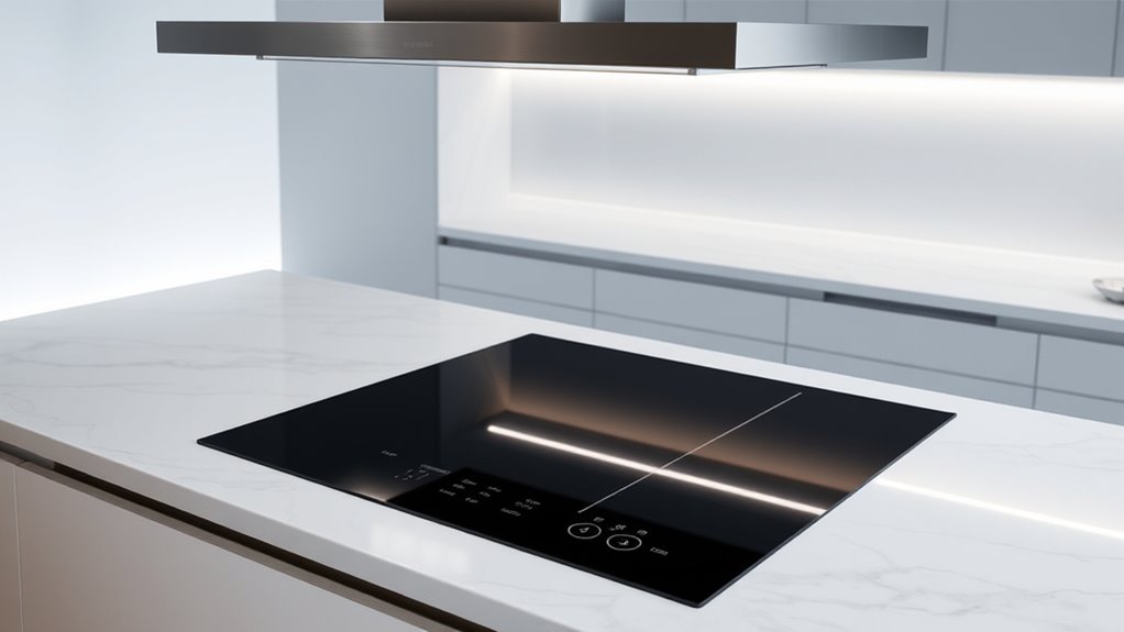 premium induction cooktops with ventilation