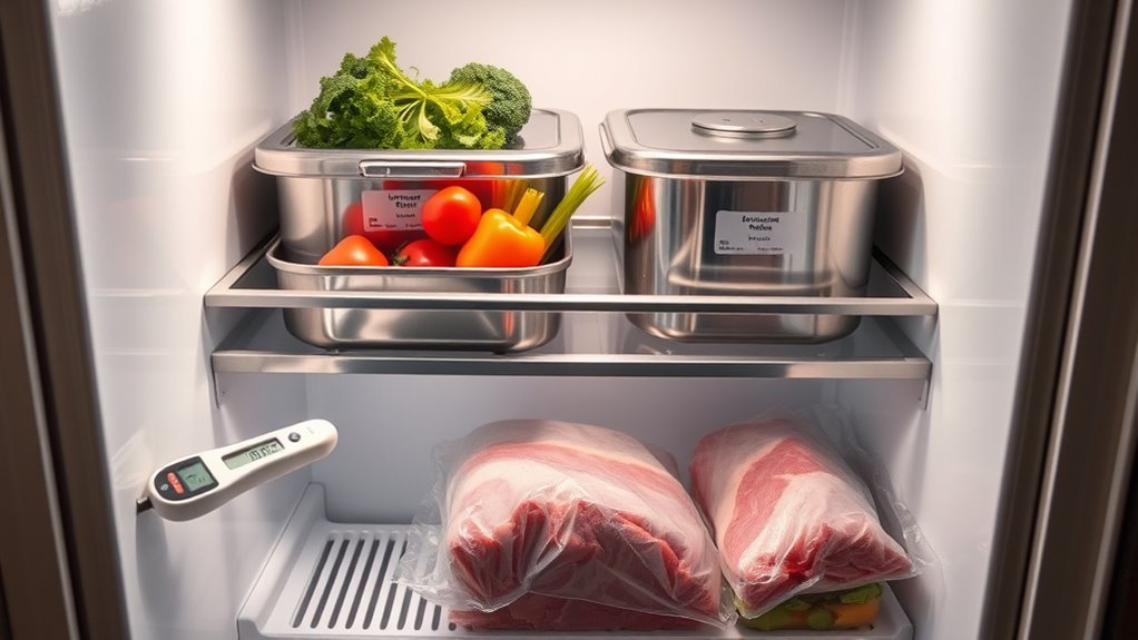 prevent cross contamination temperature control