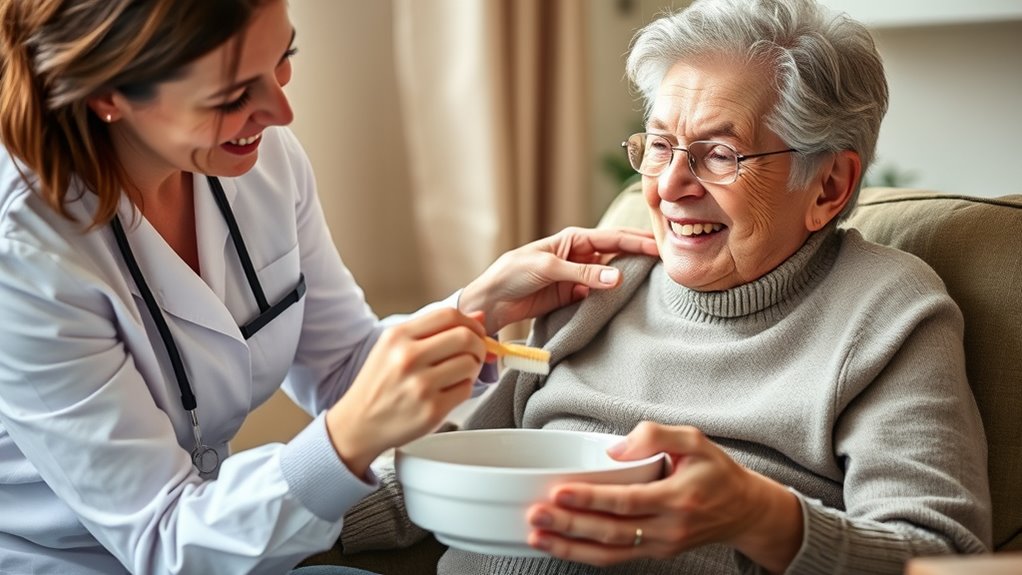 proper denture and oral care