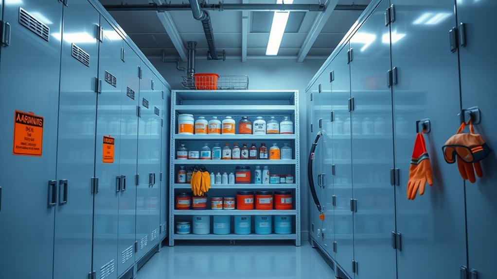 proper hazardous material storage