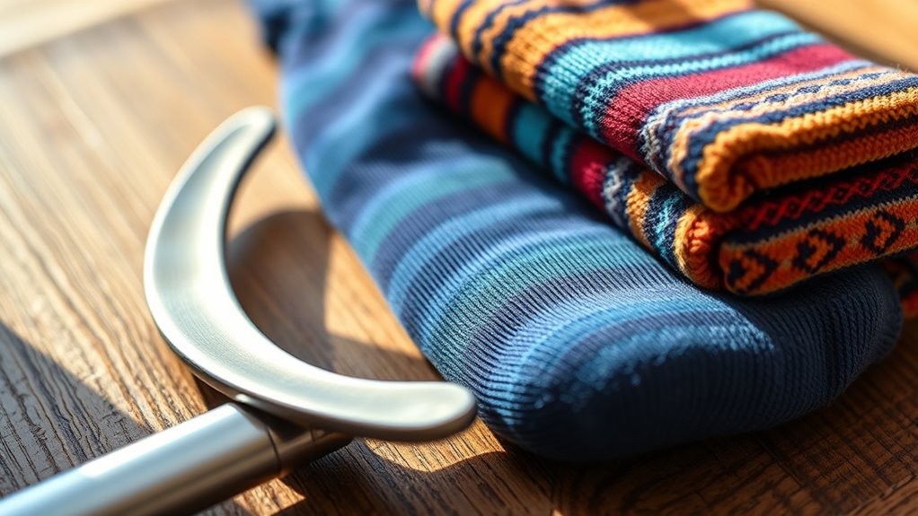 proper sock and shoe aid use