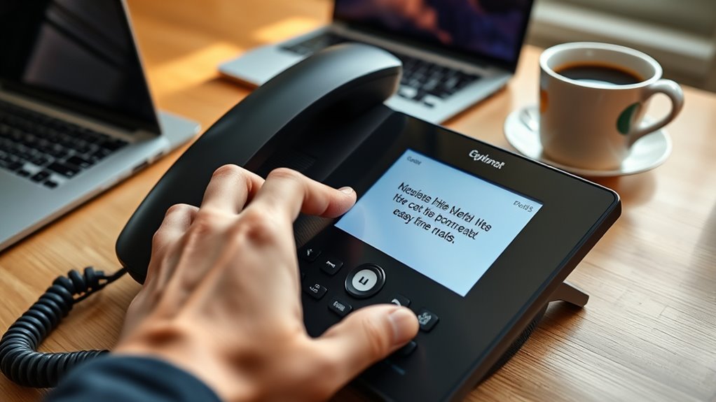 real time captioned phone communication