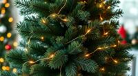 realistic pre lit christmas trees