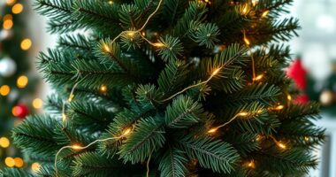 realistic pre lit christmas trees