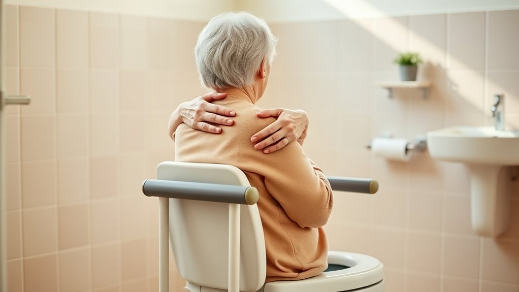 respectful bathroom assistance