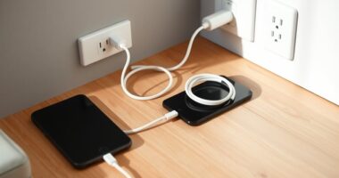 safe charging cable usage