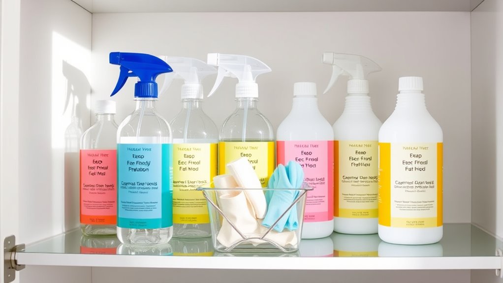 safe eco friendly cleaning storage