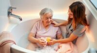 safe senior bathing procedures