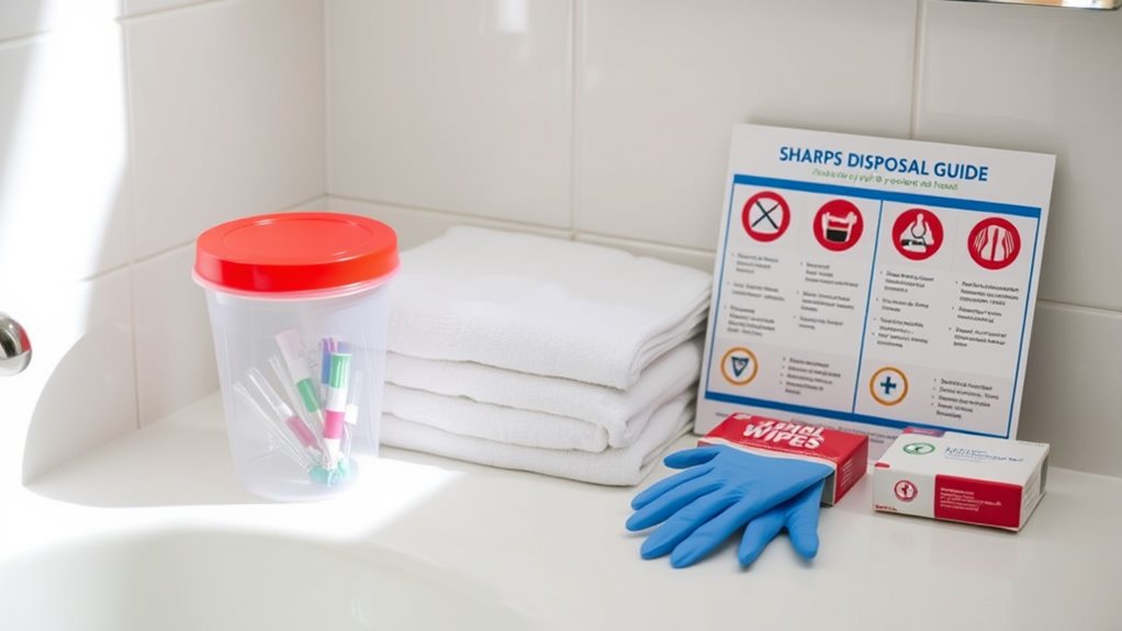 safe sharps disposal at home