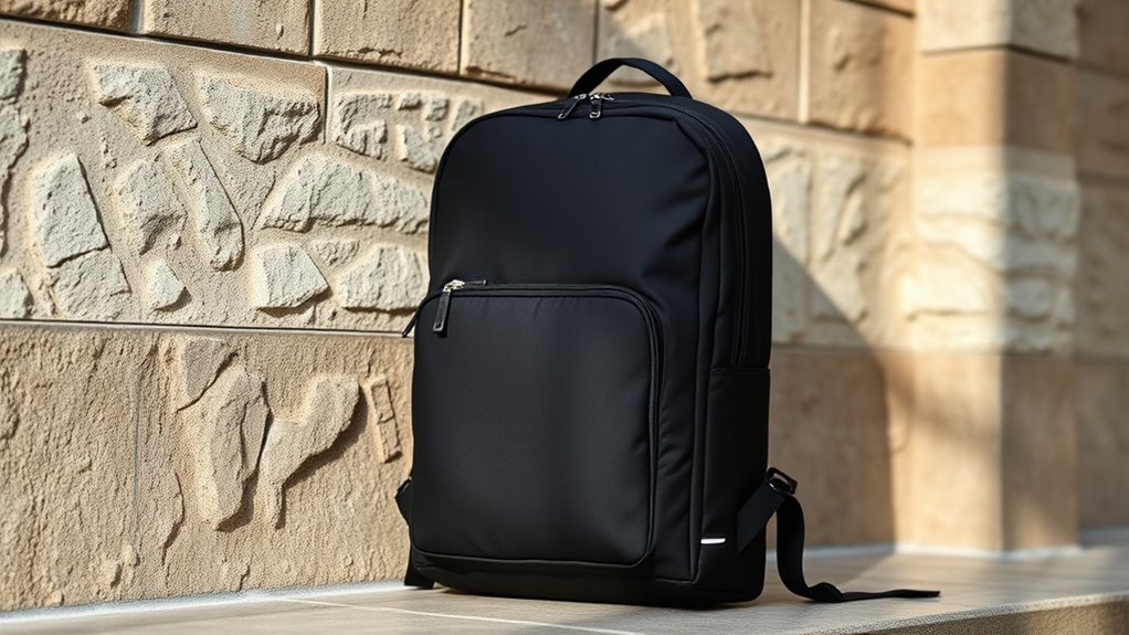 secure travel backpack features