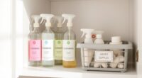 securely store eco friendly cleaners
