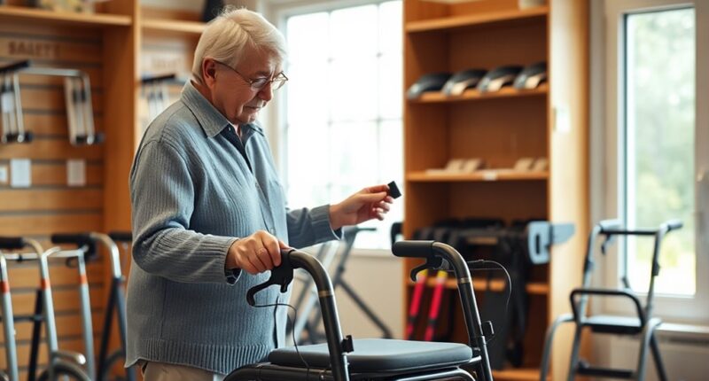 selecting suitable mobility aids