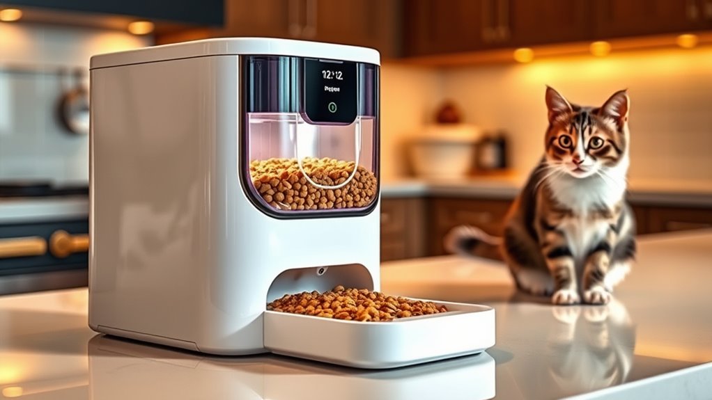 smart pet feeder features