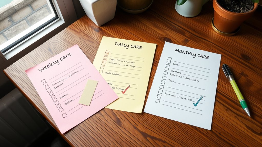 structured care routine management