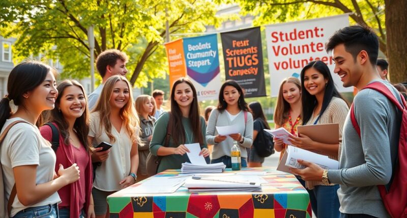 student college volunteer initiatives