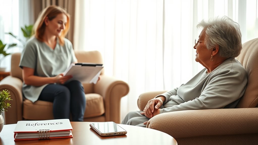 thorough background and interview