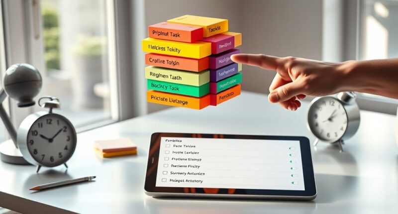 three dimensional task prioritization