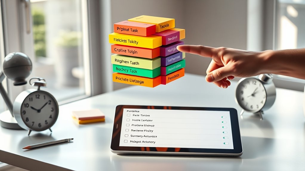 three dimensional task prioritization