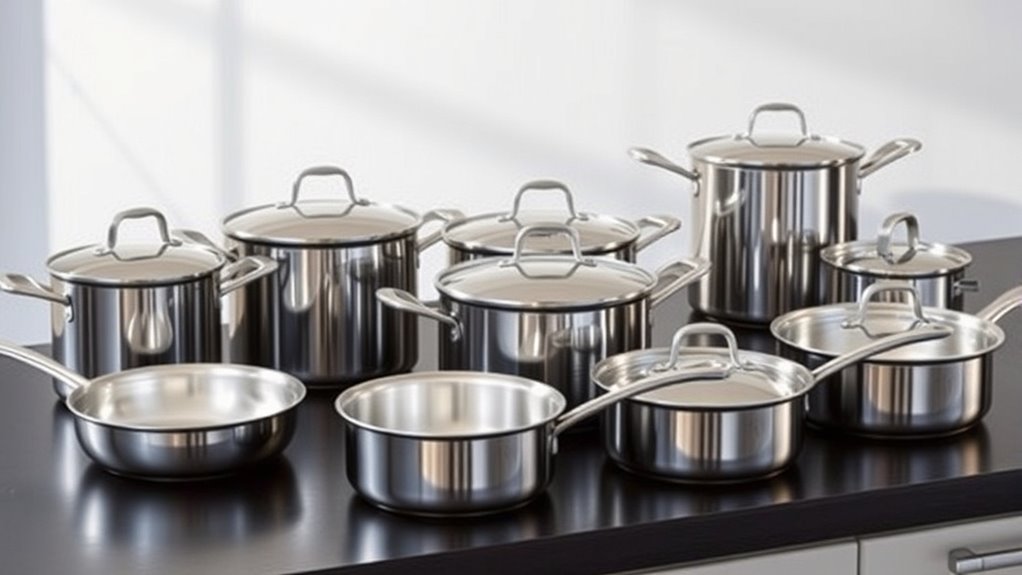 top stainless steel cookware