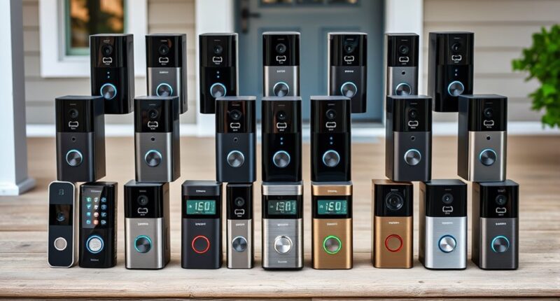 top stylish security doorbells