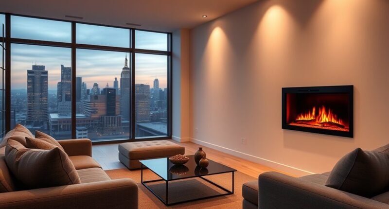 top ventless electric fireplaces