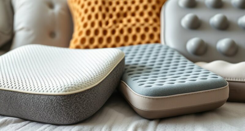 types of pressure cushions