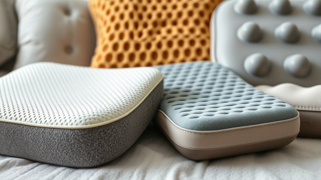 types of pressure cushions