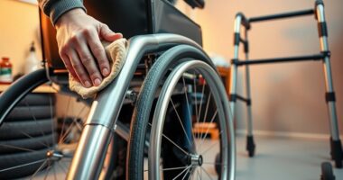 wheelchair and walker maintenance