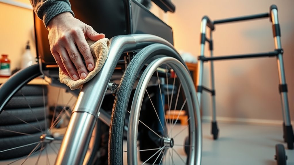 wheelchair and walker maintenance