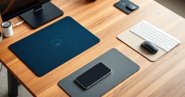 wireless charging desk mats